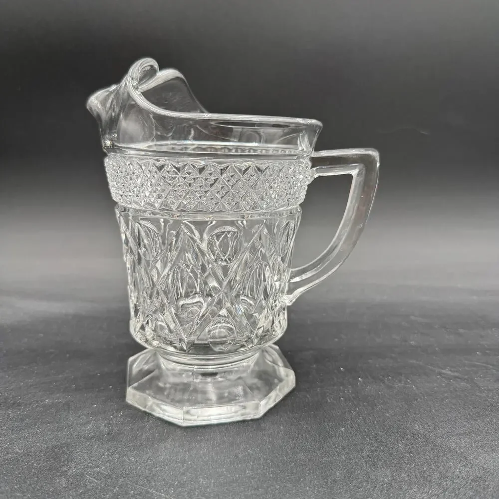 Vintage Pint Pitcher Cape Cod by Imperial Glass Ohio Glassware